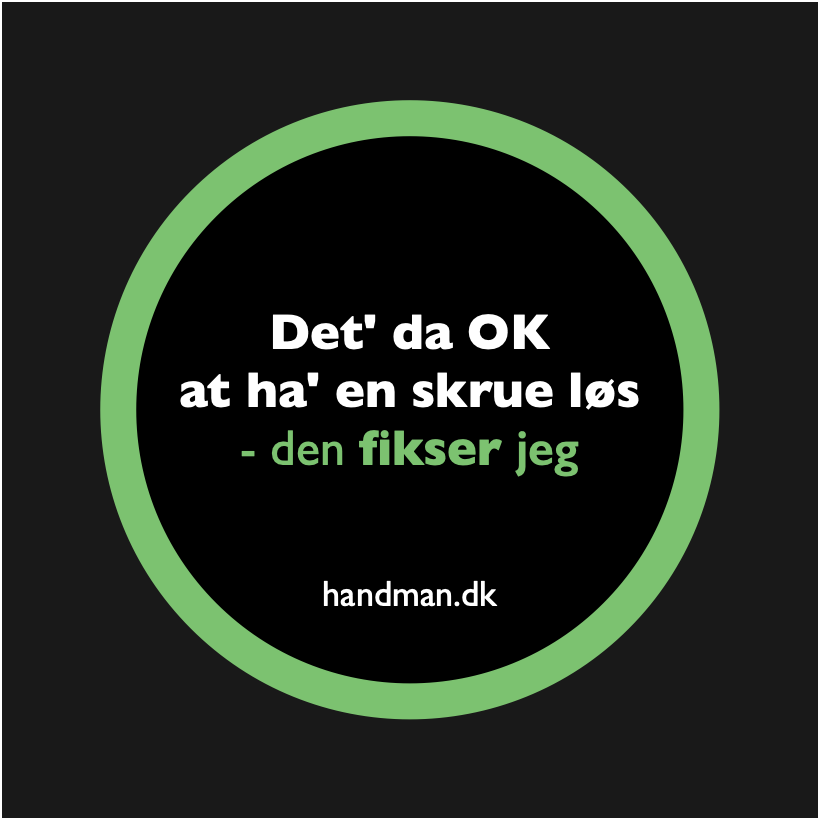 Visuel identitet + SoMe grafik for handman.dk