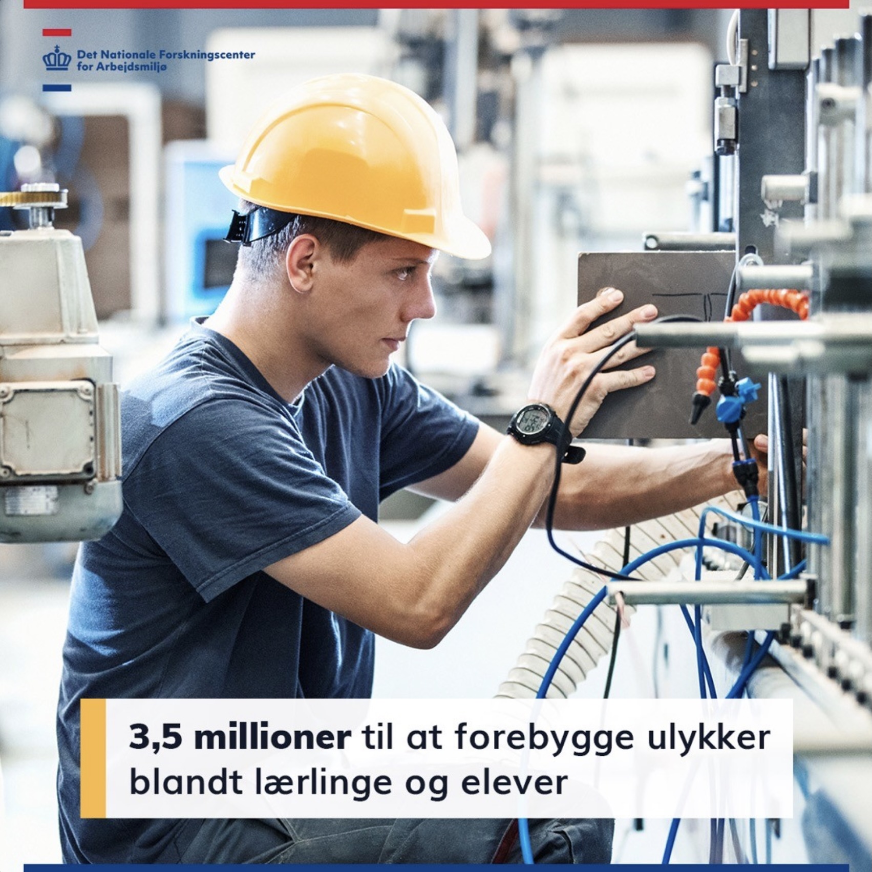 Visuel identitet + grafisk produktion for Det Nationale Forskningscenter for Arbejdsmiljø