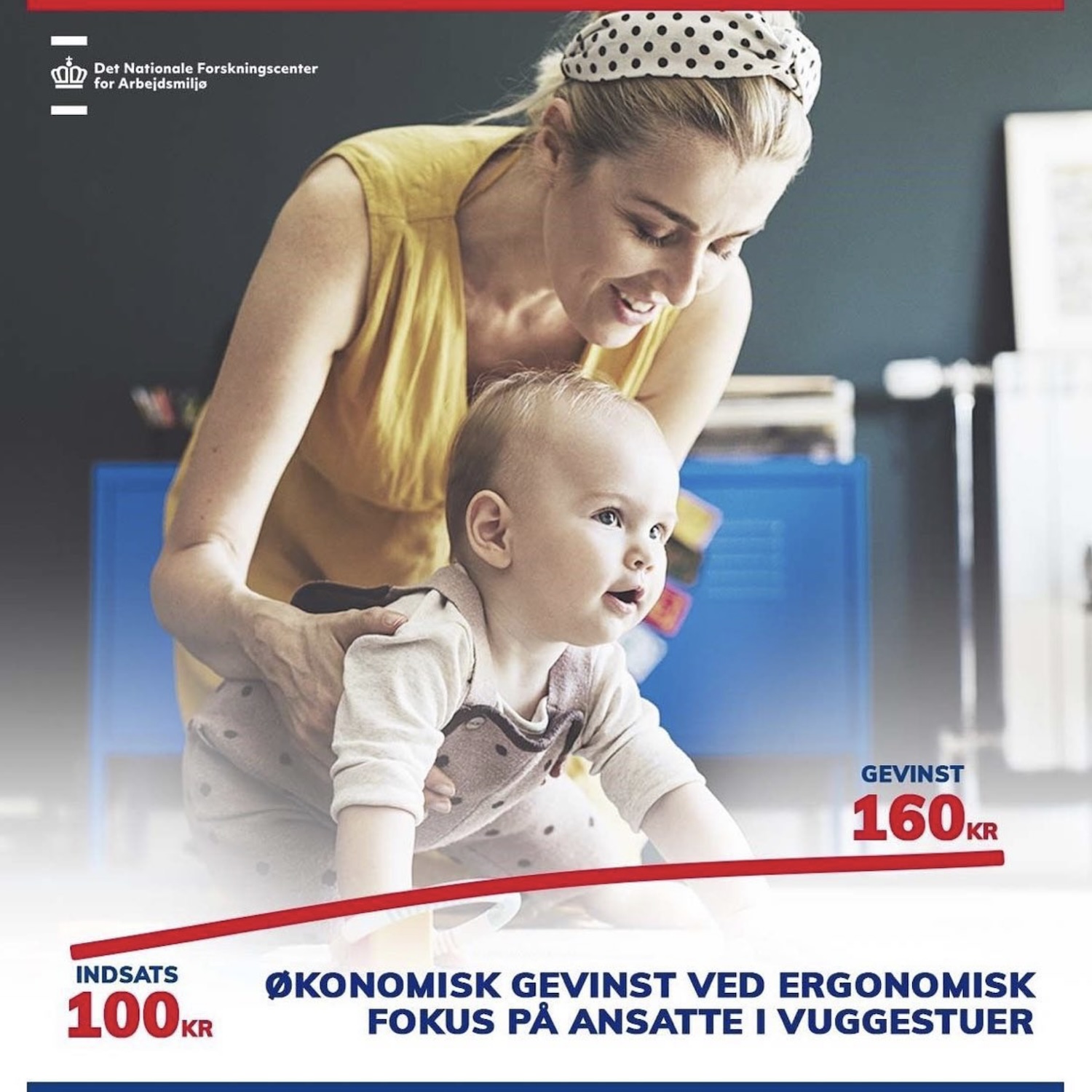 Visuel identitet + grafisk produktion for Det Nationale Forskningscenter for Arbejdsmiljø