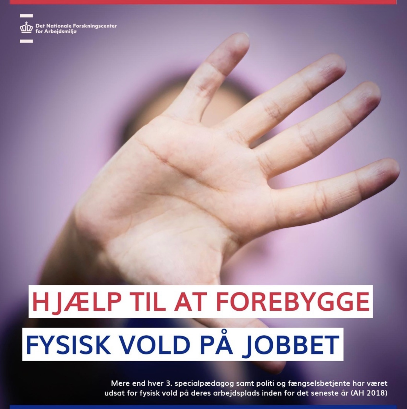 Visuel identitet + grafisk produktion for Det Nationale Forskningscenter for Arbejdsmiljø