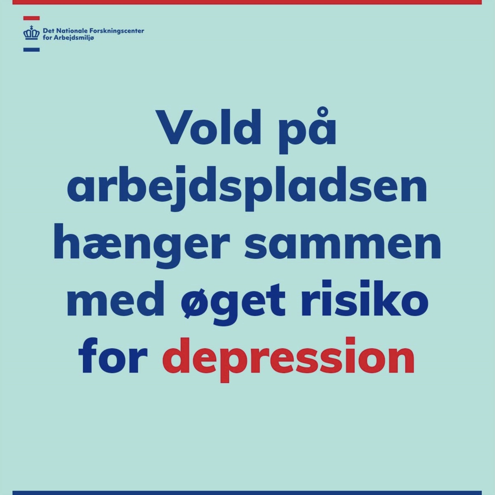 Visuel identitet + grafisk produktion for Det Nationale Forskningscenter for Arbejdsmiljø